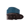thumbnail image 1 of Wallace Leather Belt [Black 3D Blue], 1 of 3