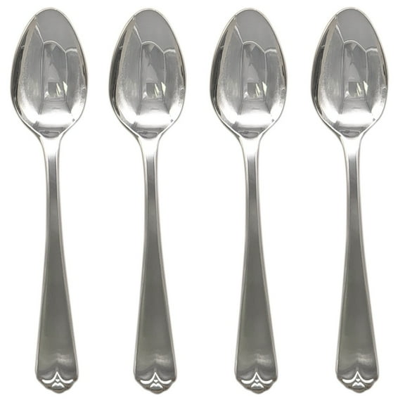 Wallace Lotus 18/8 Stainless Steel Teaspoon (Set of Four)