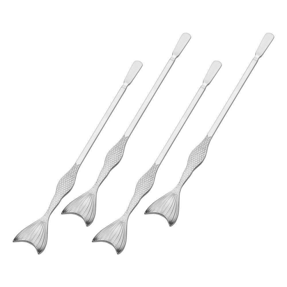 Wallace Mermaid 18/10 Stainless Steel Cocktail Stirrer (Set of Four)