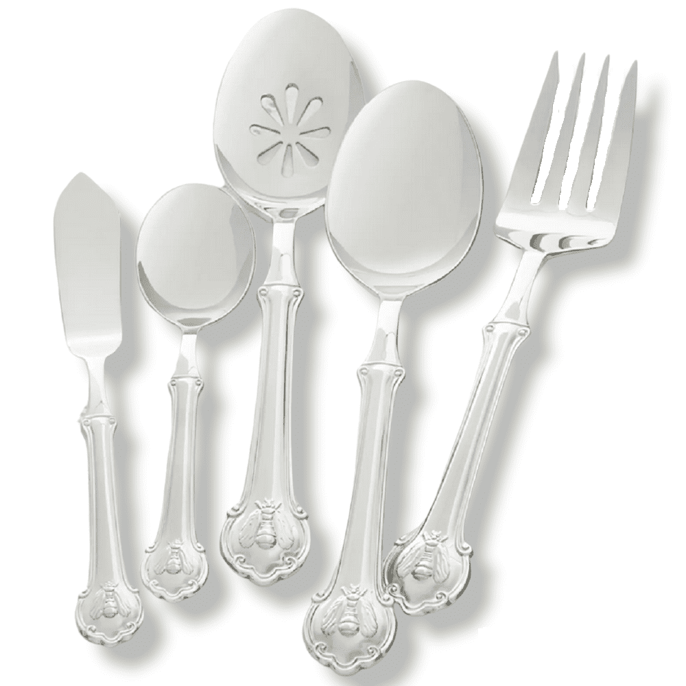 Wallace Napoleon Bee 18/10 Stainless Steel 5pc. Hostess Set - Walmart.com