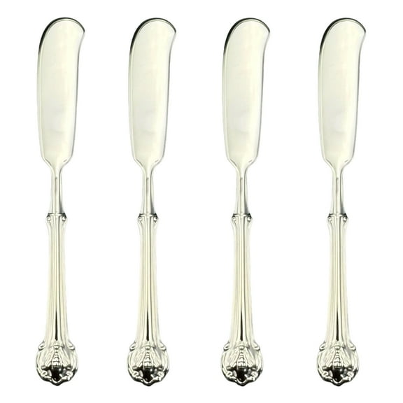 Wallace Napoleon Bee 18/10 Stainless Steel Butter Spreader (Set of Four)