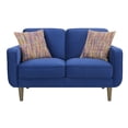 thumbnail image 1 of Wallace &amp; Bay Holland Velvet Loveseat, 1 of 7
