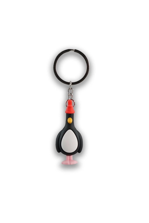 - Feathers PVC Keychain