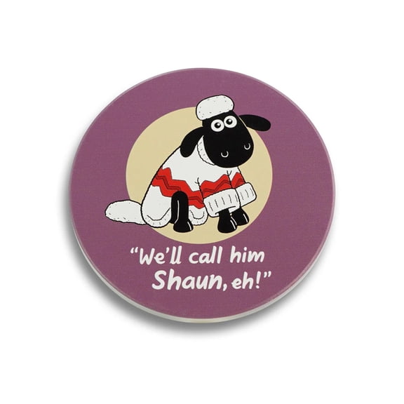 Wallace and Gromit - Shaun The Sheep Ceramic Coaster (Single)