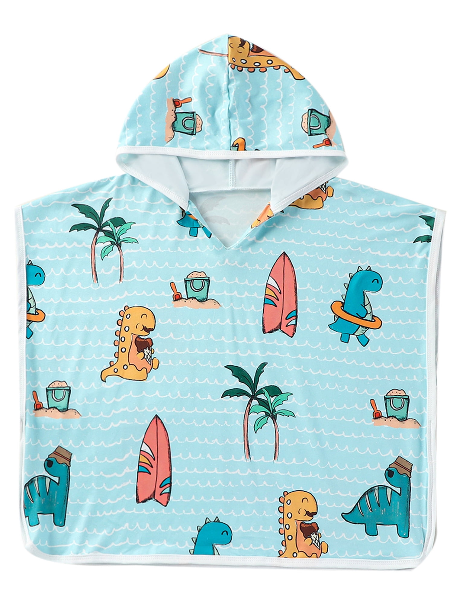 Wallarenear Baby Beach Cover Ups for Swimsuit Rash Guards Hooded Bath