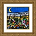 thumbnail image 1 of Wallas 20x20 Gold Ornate Wood Framed with Double Matting Museum Art Print Titled - Lucciole a primavera, 1 of 4