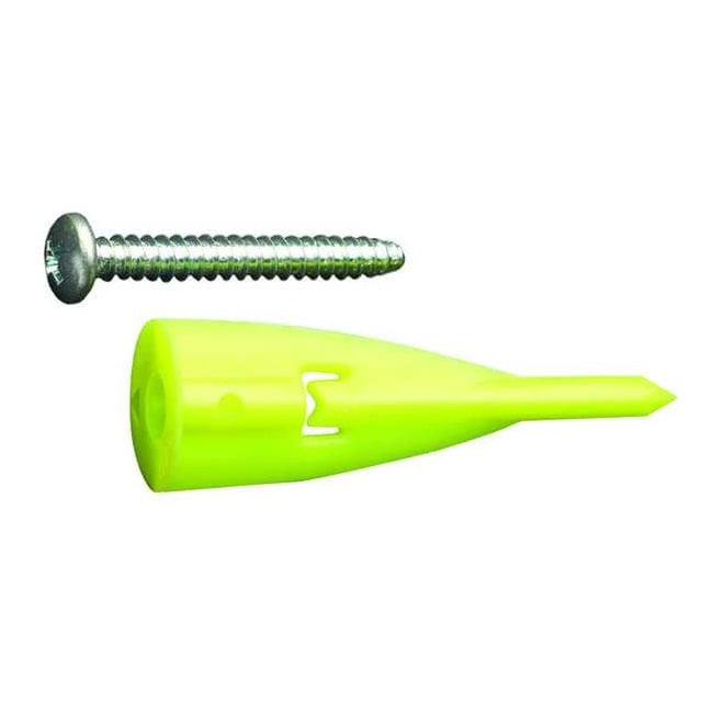 Wallclaw Anchors Wall Anchor,Plastic,2 in L,PK50 PCK-WC50-YS