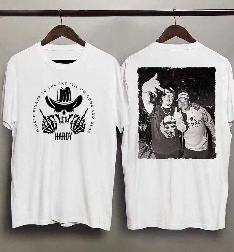 Wallen And Hardy Graphic TShirt The Crow Tour Country Hardy 2024