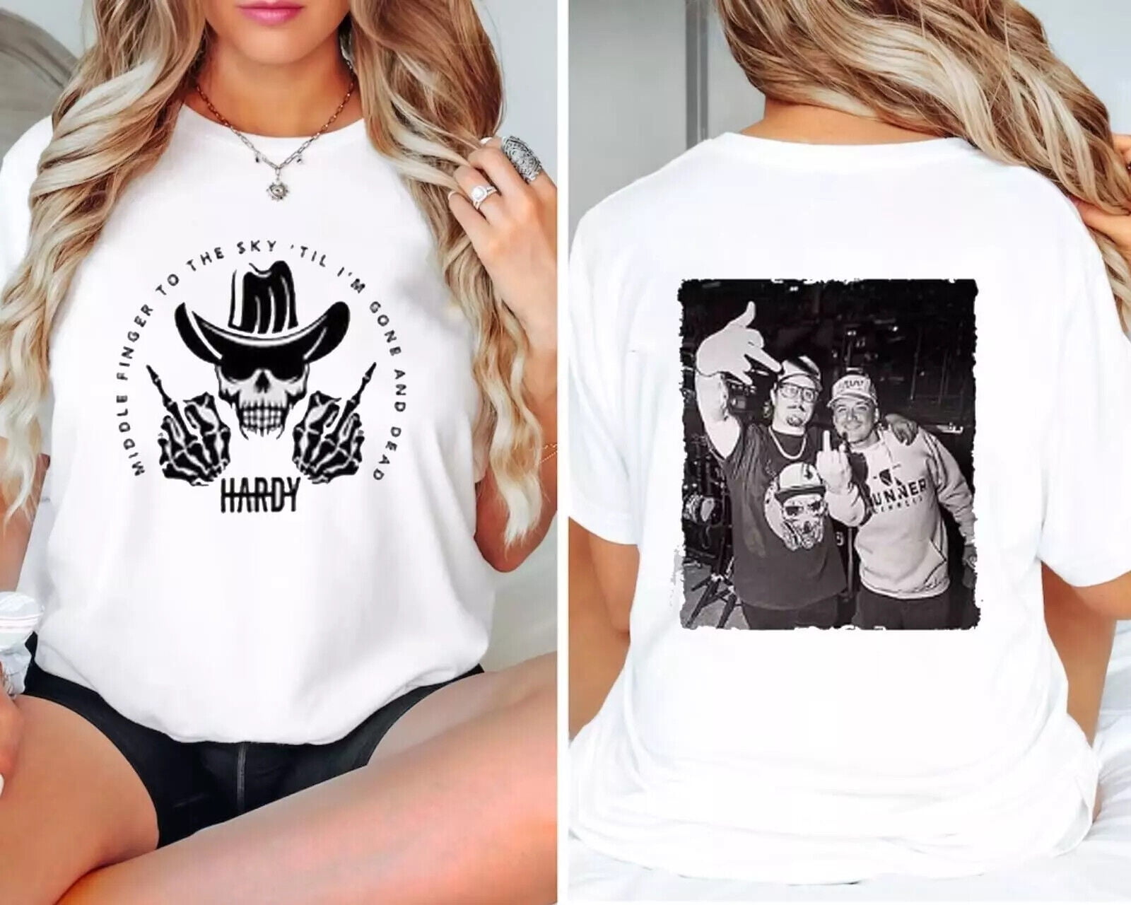 Wallen And Hardy Graphic The Crow Tour Country 2024 Tshirt