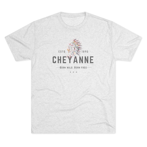 Wallen Cheyanne - Born Wild - Unisex Tri-Blend Crew Tee