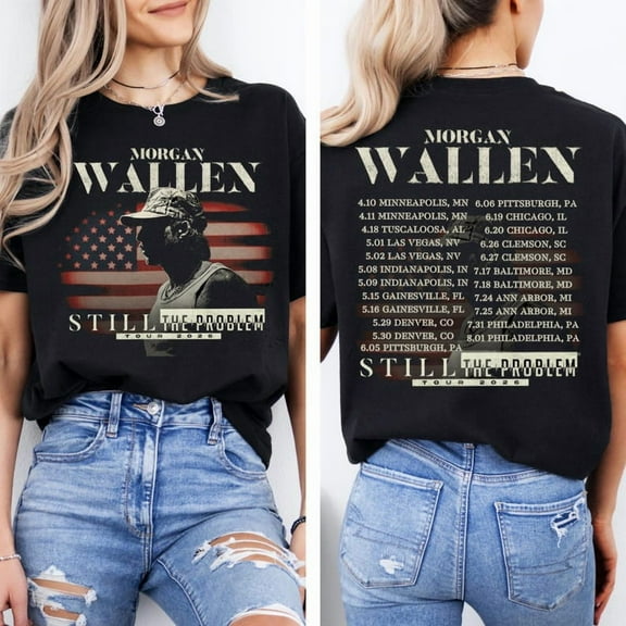 Wallen Still The Problem Tour 2026 Front and Back T-shirt Unisex All Size