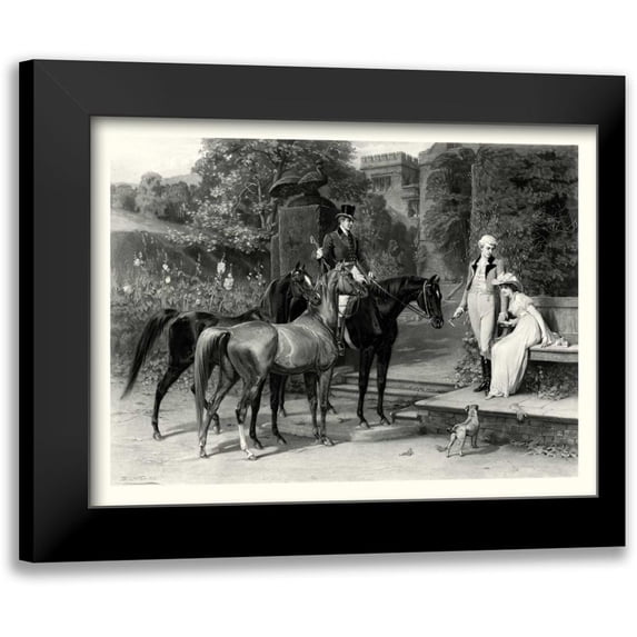 Waller, S.E. 18x15 Black Modern Framed Museum Art Print Titled - The Wedding Gift