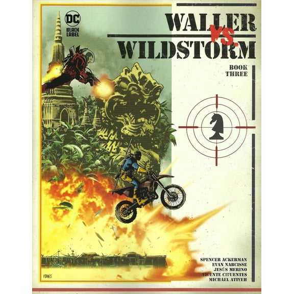 Waller Vs. Wildstorm #3A VF ; DC Comic Book