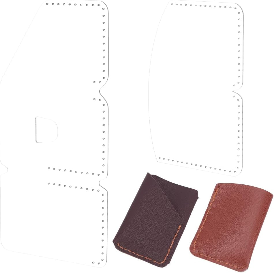 Wallet Acrylic Template Set Acrylic Leather Pattern 2 Styles Leather