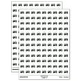 thumbnail image 1 of Wallet Billfold Full of Cash Money 200+ Round Stickers - White - Matte Finish - 0.50" Size, 1 of 3