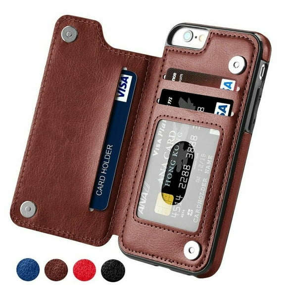 Wallet Card Case Leather Magnetic Cover for iPhone 16ProMax 16Pro 16Plus 16 15ProMax 15Pro 15Plus 15 14ProMax 14Pro 14Plus 14 13ProMax 13Pro 13 12ProMax 12Pro 12 11ProMax 11Pro 11 XSMax XS XR X 8 SE