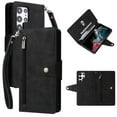 thumbnail image 1 of Wallet Card Zipper Flip Leather Case For Samsung Galaxy A15 A25 A35 A55 A14 A24 A34 54 A73 A53 A33 A13 A72 A52 A32 A22 A42 A12 A71 A81 A91 A51 A41 A31 A70 A50 A30 A20 A10, 1 of 13