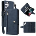thumbnail image 1 of Wallet Card Zipper Flip Leather Case For Samsung Galaxy A15 A25 A35 A55 A14 A24 A34 54 A73 A53 A33 A13 A72 A52 A32 A22 A42 A12 A71 A81 A91 A51 A41 A31 A70 A50 A30 A20 A10, 1 of 14