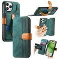 thumbnail image 1 of Wallet Case for Apple iPhone 8 Plus/ iPhone 7 Plus, Premium PU Leather Cards Holder RFID Blocking Flip Cover Stand Hand Strap Full Protective Shockproof Phone Case for Women Men, Green, 1 of 8