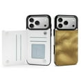 thumbnail image 1 of Wallet Case For Apple iPhone Air / 17 Pro / 17 Pro Max Series with Card Holder, PU Leather Kickstand Card Slots Screen Protector Included For iPhone 17 Series, Gold Gradient, 1 of 8