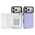 thumbnail image 1 of Wallet Case For Apple iPhone Air / 17 Pro / 17 Pro Max Series with Card Holder, PU Leather Kickstand Card Slots Screen Protector Included For iPhone 17 Series, Lavender Blue, 1 of 8