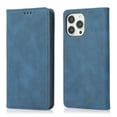 thumbnail image 1 of Wallet Case Compatible with Apple iPhone 16 Pro Max, Flip Cover Full Body Protective Stand Folio Cards Holder RFID Blocking Drop Proof Slim Fit Phone Case for iPhone 16 Pro Max, Blue, 1 of 9