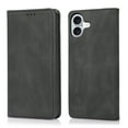 thumbnail image 1 of Wallet Case Compatible with Apple iPhone 16e, Flip Cover Full Body Protective Stand Folio Cards Holder RFID Blocking Drop Proof Slim Fit Phone Case for iPhone 16e, Black, 1 of 9