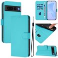thumbnail image 1 of Wallet Case Compatible with Google Pixel 7 Pro with Card Slot/Holder,PU Leather Flip Folio Shell [Magnetic Closure][Wrist Strap][Kickstand] Phone Cover Shockproof For Google Pixel 7 Pro,Lagon, 1 of 10
