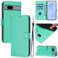 thumbnail image 1 of Wallet Case Compatible with Google Pixel 7A with Card Slot/Holder,PU Leather Flip Folio Shell [Magnetic Closure][Wrist Strap][Kickstand] Phone Cover Shockproof For Google Pixel 7A,Green, 1 of 10