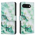 thumbnail image 1 of Wallet Case Compatible with Google Pixel 9 with Card Holder, Convertible Stand Flowers Case Magnetic for Women and Girls, Butterfly Floral Protective PU Leather Flip Case, Green, 1 of 5