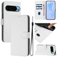 thumbnail image 1 of Wallet Case Compatible with Google Pixel 9 Pro XL with Card Slot/Holder,PU Leather Flip Folio Shell [Magnetic Closure][Wrist Strap][Kickstand] Phone Cover Shockproof For Google Pixel 9 Pro XL,White, 1 of 11
