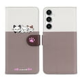 thumbnail image 1 of Wallet Case Compatible with Samsung Galaxy A15, Lovely PU Leather Card Slots Cash Pocket Wrist Strap Kickstand Cute Pattern Shockproof Protective Phone Case for Samsung Galaxy A15, Gray, 1 of 8