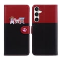 thumbnail image 1 of Wallet Case Compatible with Samsung Galaxy A15, Lovely PU Leather Card Slots Cash Pocket Wrist Strap Kickstand Cute Pattern Shockproof Protective Phone Case for Samsung Galaxy A15, Black, 1 of 8