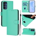 thumbnail image 1 of Wallet Case Compatible for Samsung Galaxy A16 4G / 5G, PU Leather Magnetic Closure Protective Flip Folio Case with 3 Card Holder and Wrist Strap Cover Women Men,Green,For Galaxy A16 4G / 5G, 1 of 7