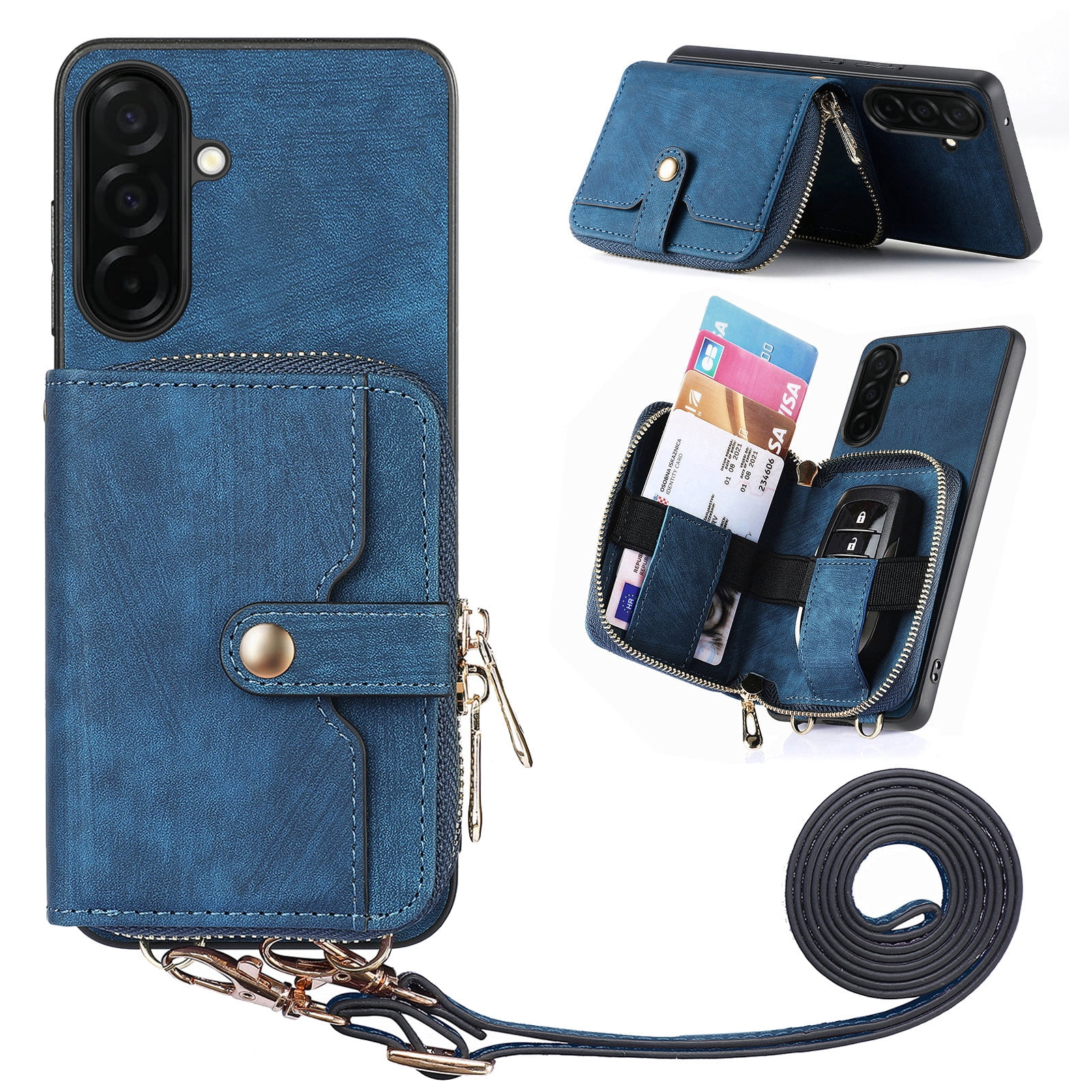 Wallet Case Compatible With Samsung Galaxy A57 Classic PU Leather wallet-case-compatible-with-samsung-galaxy-a57-classic-pu-leather