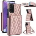 thumbnail image 1 of Wallet Case Compatible for Samsung Galaxy Note 20, Women PU Leather Detachable Crossbody Phone Case with RFID Blocking Card Holder Adjustable Strap Shockproof Kickstand Phone Wallet, Rosegold, 1 of 8