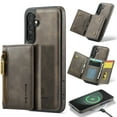 thumbnail image 1 of Wallet Case Compatible with Samsung Galaxy S23 FE, [Support MagSafe Wireless Charging] Flip Magnetic PU Leather Wallet Phone Cover with Detachable Card Holder for Samsung Galaxy S23 FE, Coffee, 1 of 14