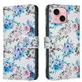 thumbnail image 1 of Wallet Case Compatible with iPhone 13 with Card Holder, Convertible Stand Flowers Case Magnetic for Women and Girls, Butterfly Floral Protective PU Leather Flip Case, Floral, 1 of 5
