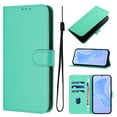 thumbnail image 1 of Wallet Case Compatible with iPhone 13 with Card Slot/Holder,PU Leather Flip Folio Shell [Magnetic Closure][Wrist Strap][Kickstand] Phone Cover Shockproof For iPhone 13,Green, 1 of 10