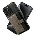 thumbnail image 1 of Wallet Case Compatible with iPhone 15 Pro,Magnetic Closure Slim Protective case with Card Holder,RFID Blocking Premium PU Leather Kickstand Card Slots Case For iPhone 15 Pro,Gray, 1 of 13