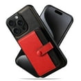 thumbnail image 1 of Wallet Case Compatible with iPhone 15 Pro,Magnetic Closure Slim Protective case with Card Holder,RFID Blocking Premium PU Leather Kickstand Card Slots Case For iPhone 15 Pro,Red, 1 of 13