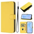 thumbnail image 1 of Wallet Case Compatible with iPhone 16 with Card Slot/Holder,PU Leather Flip Folio Shell [Magnetic Closure][Wrist Strap][Kickstand] Phone Cover Shockproof For iPhone 16,Lemon, 1 of 10