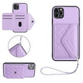 thumbnail image 1 of Wallet Case Compatible iPhone 16 Pro, Women Vegan PU Leather Phone case with RFID Blocking Card Holder Detachable Wrist Strap Shockproof Kickstand Phone Case for iPhone 16 Pro, Purple, 1 of 9