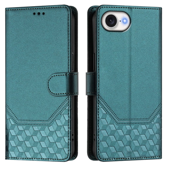 Wallet Case Compatible for iPhone SE4,Flip Wallet Leather Phone Case with [4 Card Slots] [Kickstand] [RFID Blocking] Magnetic Protective Shockproof Cover,B-4