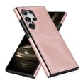 thumbnail image 1 of Wallet Case Designed for Samsung Galaxy S24 Ultra, Classic Slim 2 Credit Card Holders Lychee Texture Synthetic PU Leather Anti-shock Lightweight Phone Case Cover for Samsung Galaxy S24 Ultra, Rosegold, 1 of 6