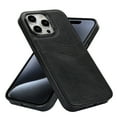 thumbnail image 1 of Wallet Case Designed for iPhone 13 Pro Max, Classic Slim 2 Credit Card Holders Lychee Texture Synthetic PU Leather Anti-shock Lightweight Phone Case Cover for iPhone 13 Pro Max, Black, 1 of 6