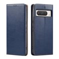 thumbnail image 1 of Wallet Case For Google Pixel 8, Luxury Premium Leather Flip Strong Magnetic Closure [Kickstand][RFID Blocking][Card Holder Slots] Retro Shockproof Phone Cover For Google Pixel 8, blue, 1 of 7