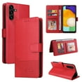 thumbnail image 1 of Wallet Case For Samsung Galaxy A13 5G,Drop Protection Stylish PU Leather Magnetic Flip Holder Credit Card Slots ID Money Pocket Phone Case For Samsung Galaxy A13 5G,Red, 1 of 12