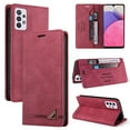 thumbnail image 1 of Wallet Case For Samsung Galaxy A33 5G,PU Leather Magnetic Folio Flip Kickstand Card Cash Pocket RFID Blocking Wallet Drop Protection Phone Case For Samsung Galaxy A33 5G,Red, 1 of 12
