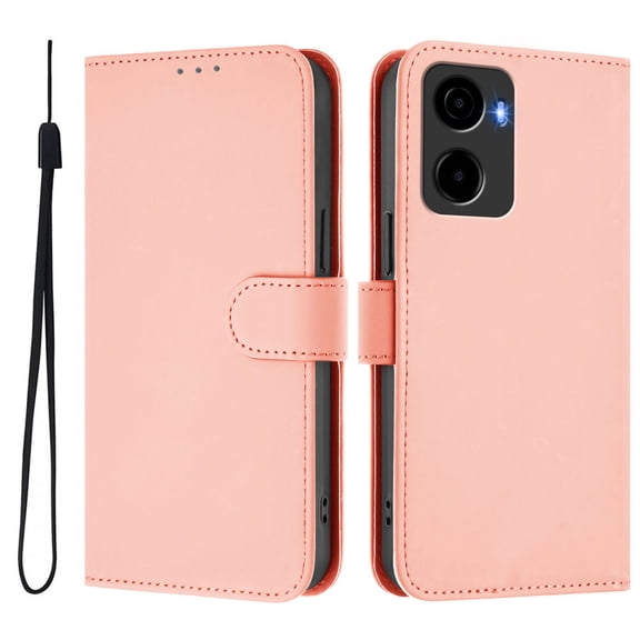 Wallet Case For Ulefone Note 16 Pro Phone, For  Ulefone Note 14/17Pro/ 18/20Pro Premium PU Leather Shockproof Lanyard Slim Case